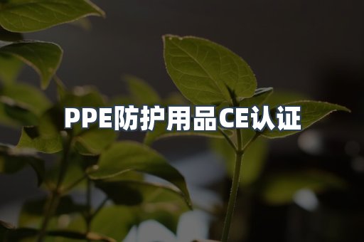 PPE防护用品CE认证